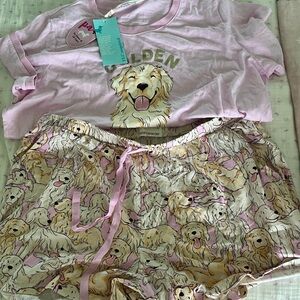Peter Alexander golden retriever pajama set